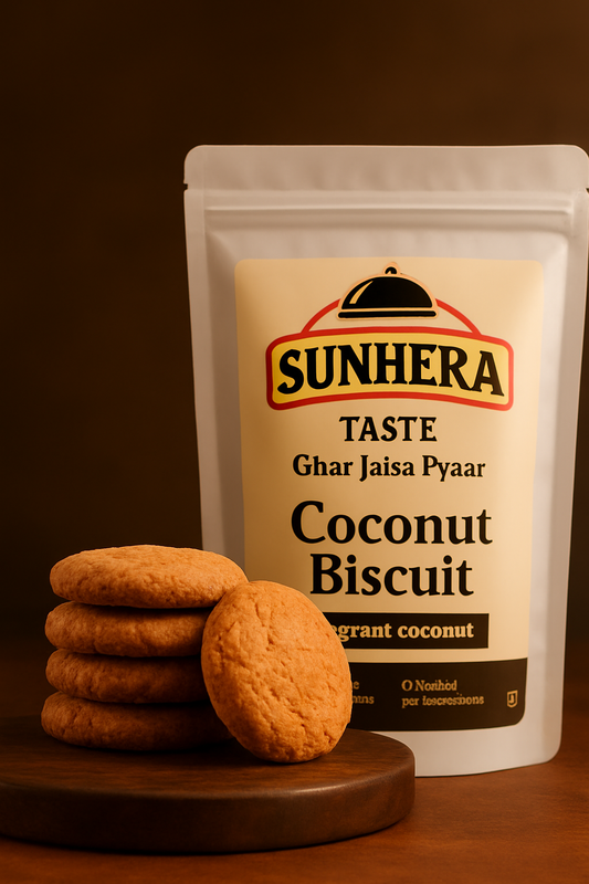 Traditional badam coconut biscuit